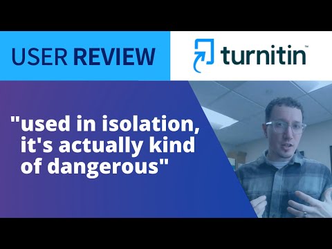 User Review: Teacher Finds Turnitin Must Be used Holistically, Otherwise Could Enhance Plagiarism