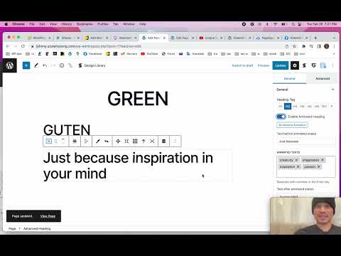 Greenshift - WordPress Gutenberg pagebuilder blocks (with animation)