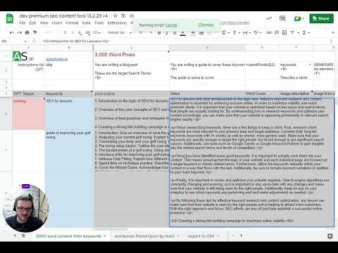 Premium Tool - Bulk GPT 3,000 Word Blog Writer