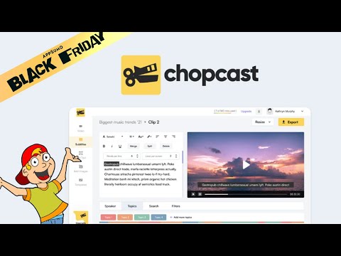 Chopcast Review: Appsumo Black Friday Deal 2022 | Automatically Repurpose Your Video Content