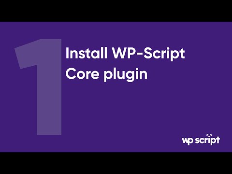 How to install and activate WP-Script products
