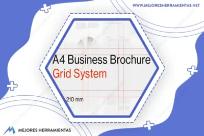 A4 Business Brochure Grid System For InDesign