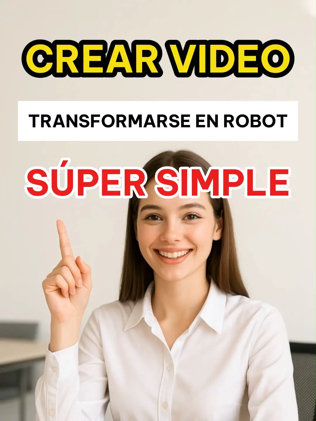 Crear vídeos con IA: ¡Conviértete en robot al instante!