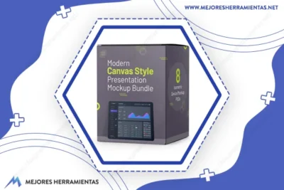 Modern Canvas Style Presentation Mockup Bundle